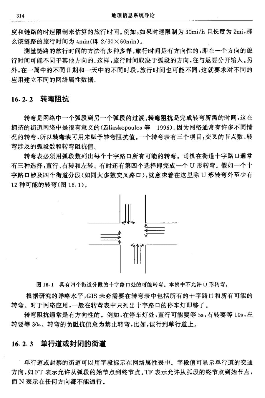 第 314 页：第 16 章 网络分析 / 转弯阻抗