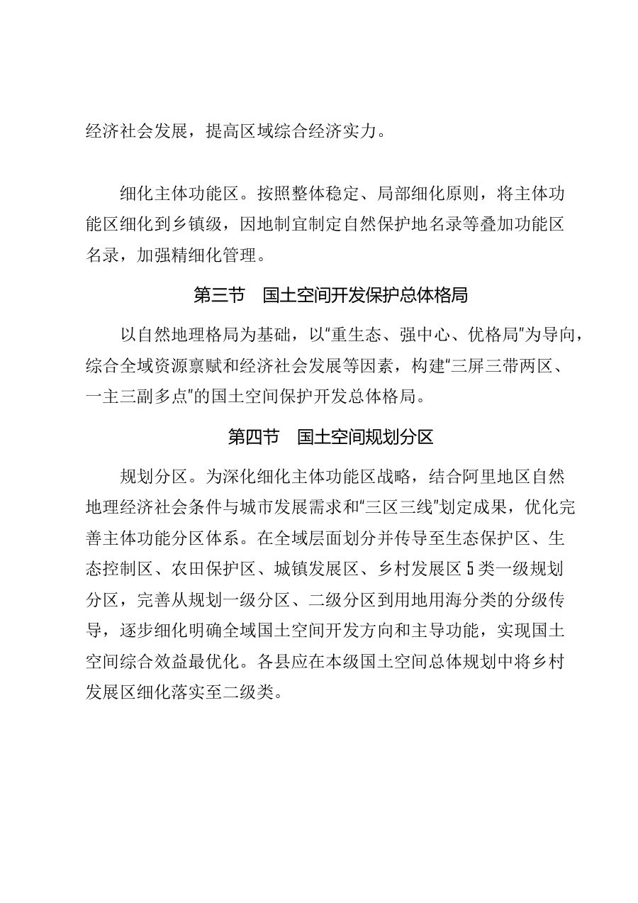 阿里地区国土空间总体规划（2021—2035年） 内页速览 2