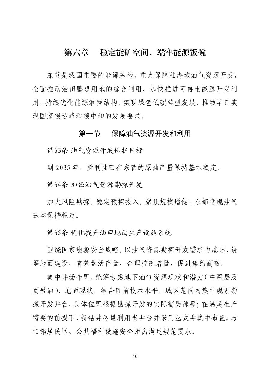 东营市国土空间总体规划（2021—2035年） 内页速览 2