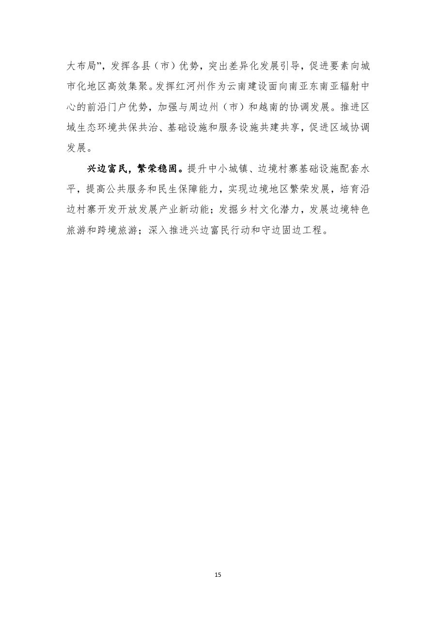 红河哈尼族彝族自治州国土空间总体规划（2021—2035年） 内页速览 1