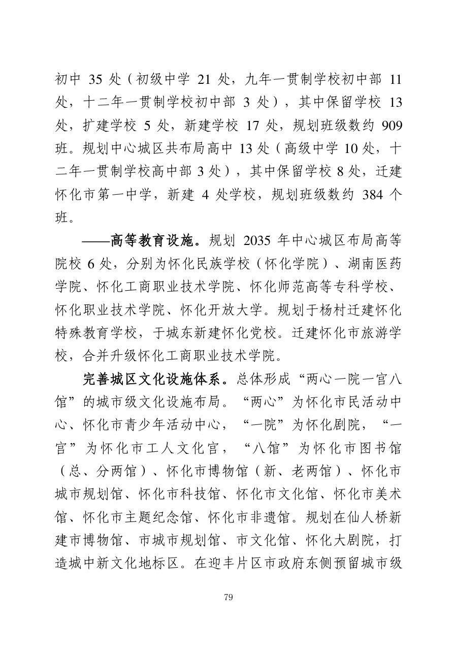 怀化市国土空间总体规划（2021—2035年） 内页速览 5