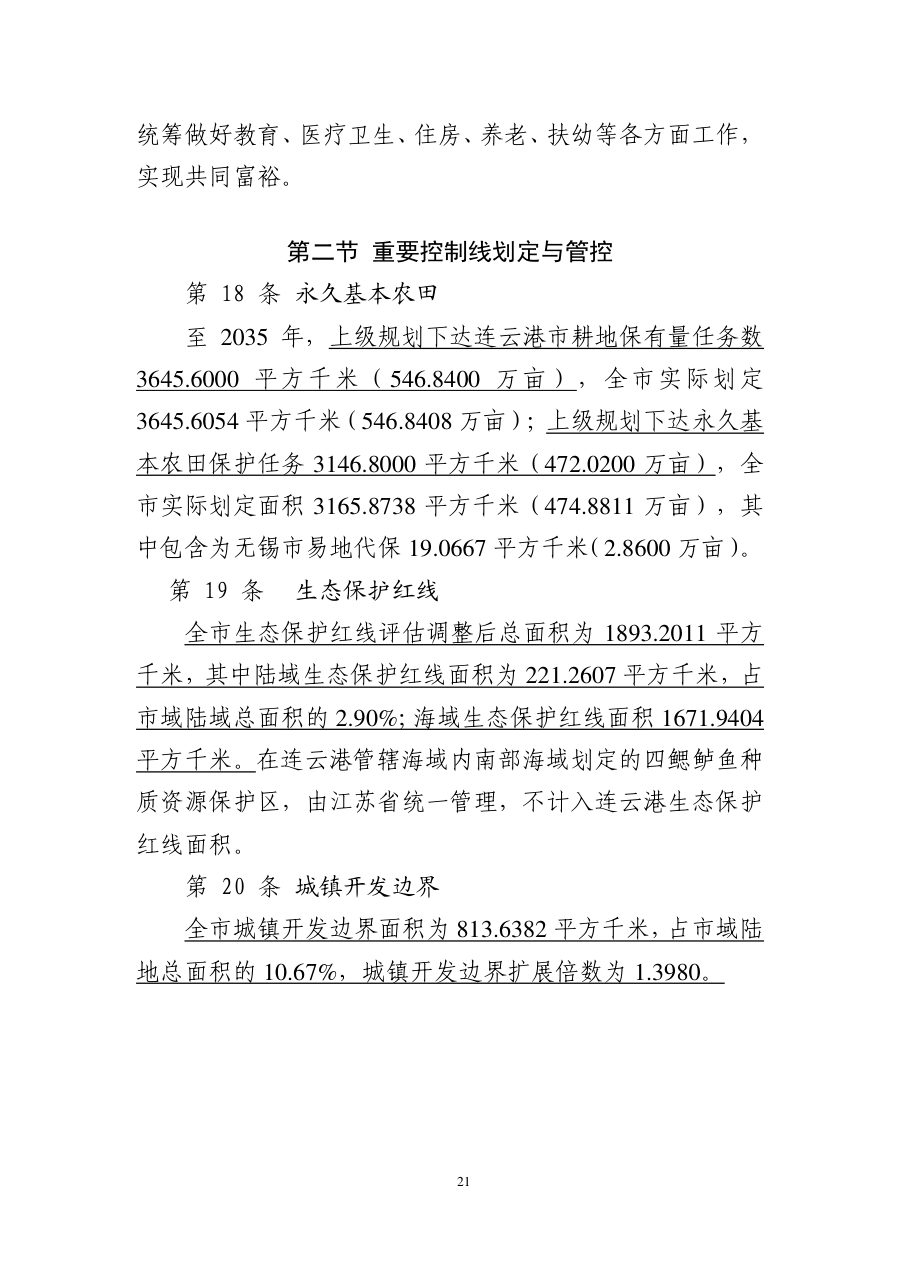 连云港市国土空间总体规划（2021—2035年） 内页速览 1