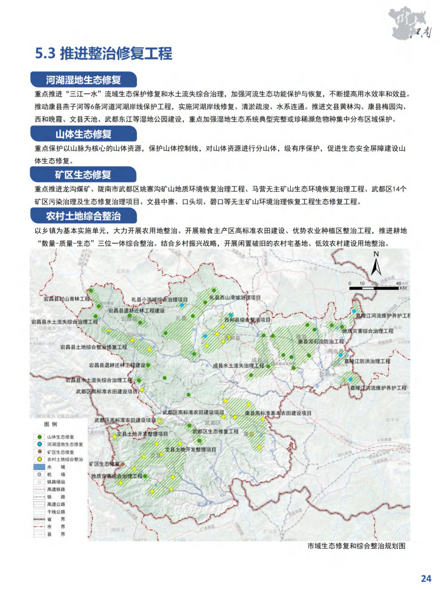 陇南市国土空间总体规划（2021—2035年） 内页速览 3