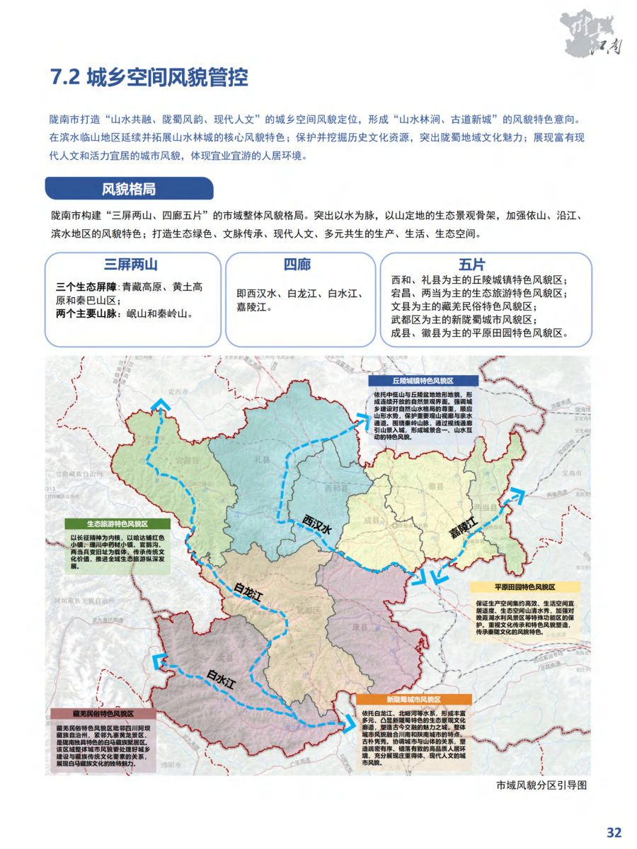 陇南市国土空间总体规划（2021—2035年） 内页速览 4