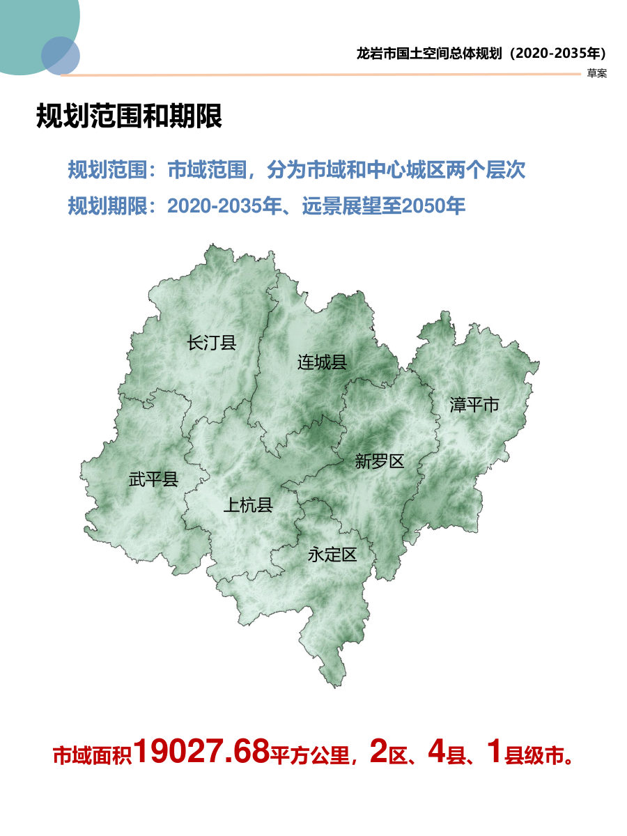 龙岩市国土空间总体规划（2020—2035年） 内页速览 5