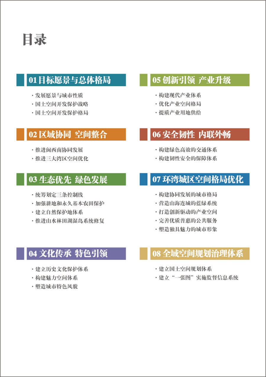 泉州市国土空间总体规划（2021—2035年） 内页速览 2