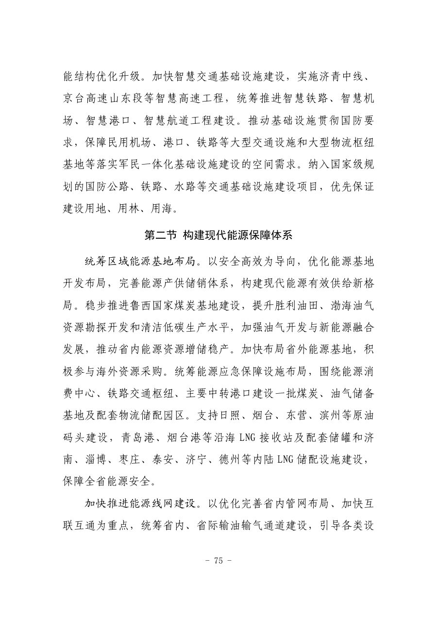 山东省国土空间规划（2021—2035年） 内页速览 4