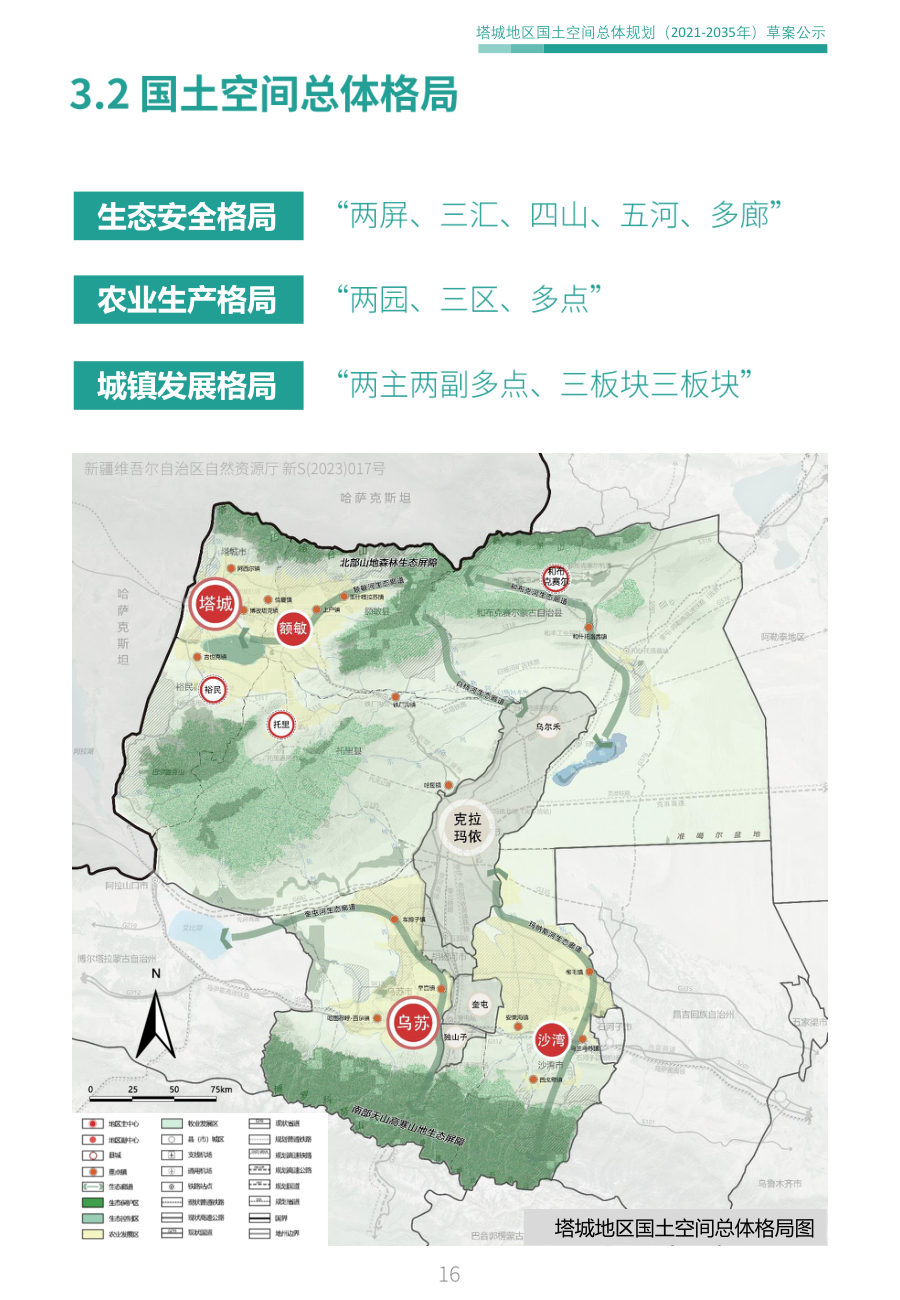 塔城地区国土空间总体规划（2021—2035年） 内页速览 2