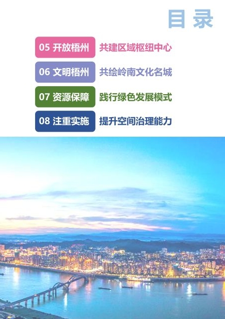 梧州市国土空间总体规划（2021—2035年）公示版 内页速览 1