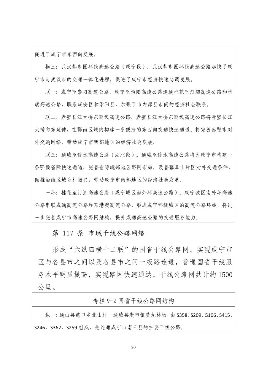 咸宁市国土空间总体规划（2021—2035年） 内页速览 4