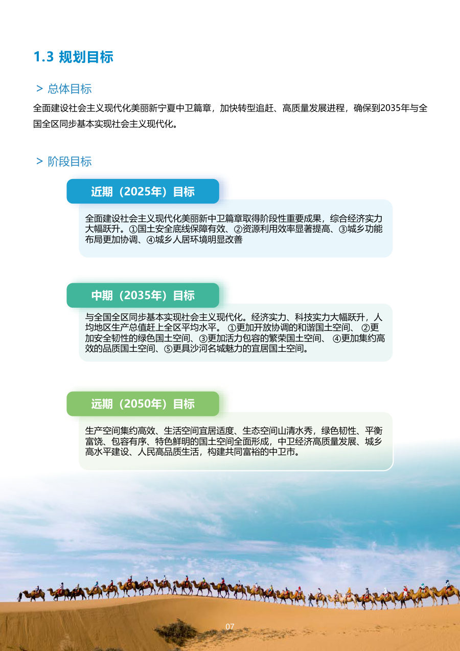 中卫市国土空间总体规划（2021—2035年） 内页速览 1